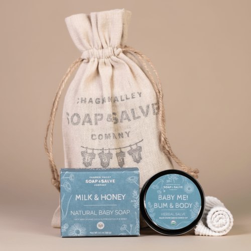 Baby Me! Organic Skin Care Bundle – Gentle Natural Baby Set – My American Goods