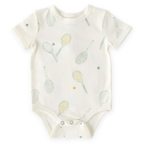 Tennis Short Sleeve Henley One-Piece