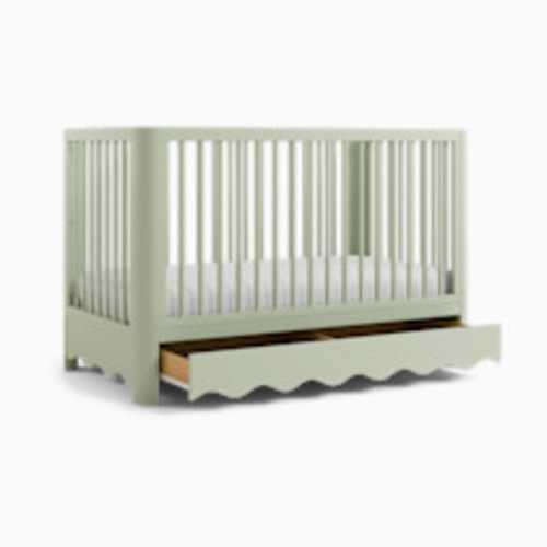 Storkcraft Casablanca Deluxe 5-in-1 Convertible Crib with Drawer - Sage