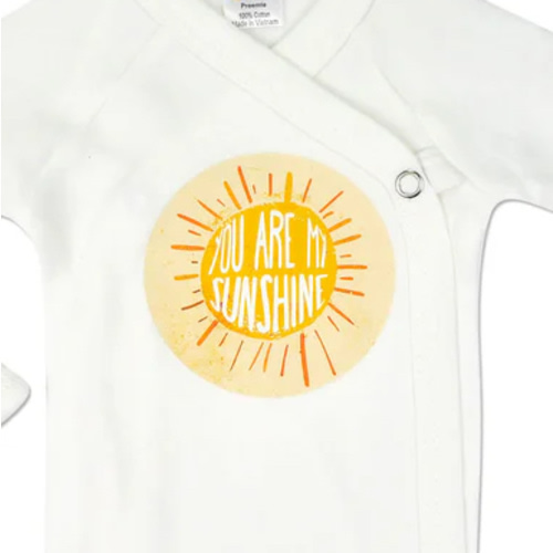 "You Are My Sunshine" Kimono L/S Bodysuit