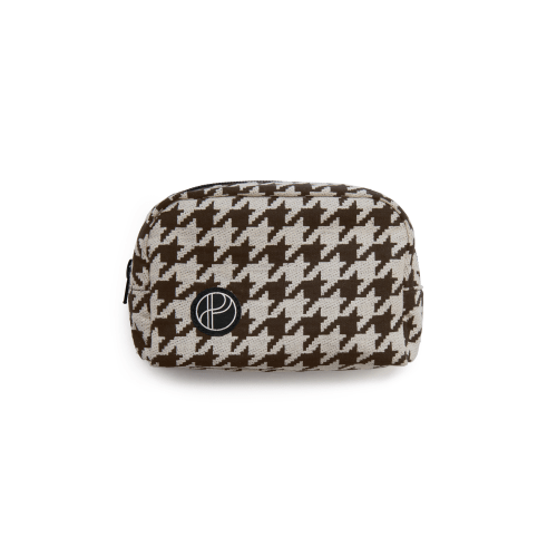 Essentials Pouch - Cocoa Houndstooth