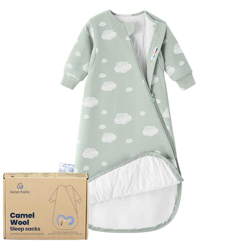 Unisex Sleeping Bag for Babies and Toddlers 1.0 Tog Sleep Sack 0-6 Months, Baby Sleep Sack, Newborn Sleep Sack, Wearable Blanket Baby, One Piece Long Sleeves, Gifts for Toddlers
