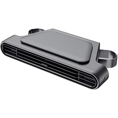 Car Seat Fan with Seatback Cooling Airflow, Car Fan for Back Seat, Car Fans for Driver and Back Seat Passengers, Headrest Carseat Fan with 3 Adjustable Wind Speeds for Cars (Black)