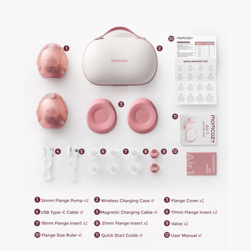 Air 1 Ultra-Slim Wearable Electric Breast Pump