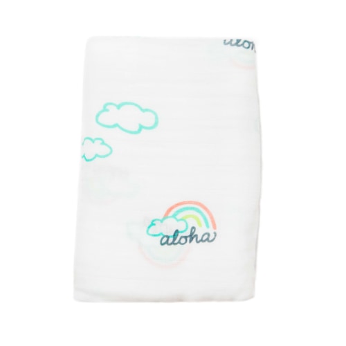 Pot O'Aloha Muslin Swaddle Blanket - Coco Moon Hawaii
