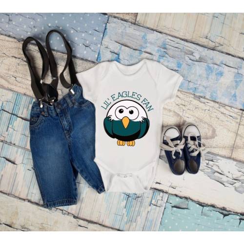 12 month - Lil Eagles Fan - Infant bodysuit - Eagles Fan onesie