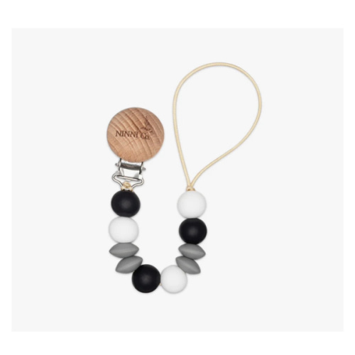 Cookies and Cream Pacifier Clip - Ninni Co