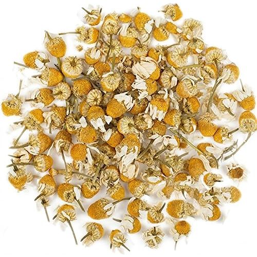 Organic Chamomile Flowers - 1 lb (16oz) - Herbal Tea - 100% Organic - Flor de Manzanilla - EarthWise Aromatics