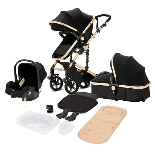 An poussette bebe 3 en 1 Baby stroller baby newborn items Baby stroller for newborns Light str oller for newborn baby - TikTok Shop