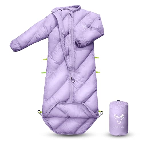 Walkable Toddler Sleeping Bags for Kids, Boys Girls (2T-4T) - Puffy Camping Sleeping Sack for Indoor, Outdoor, Travel, Sleepover, Slumber Party (up to 46 in)- Machine Washable, Lightweight