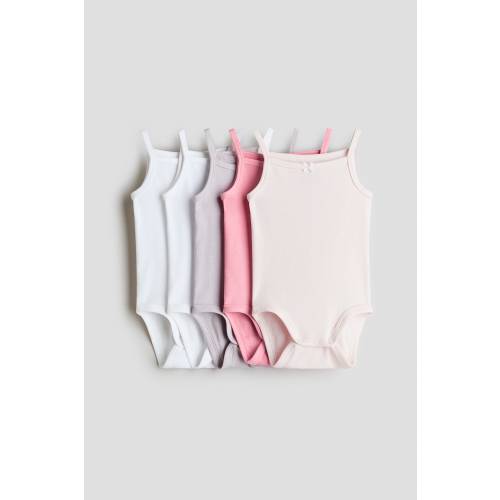 5-PACK COTTON BODYSUITS