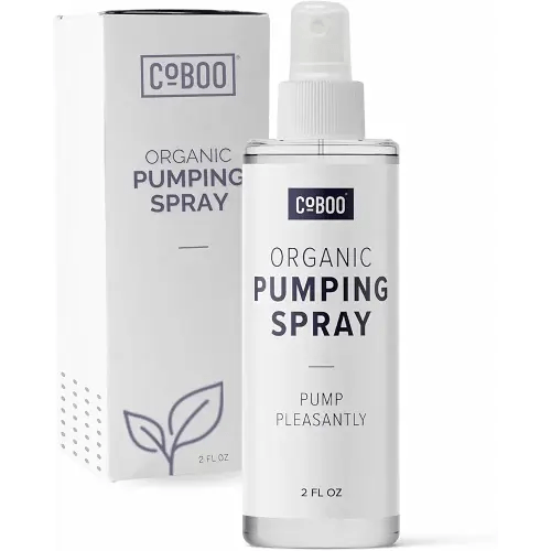 CoBoo The Original Pumping Spray 2 Fl Oz | Organic Lubricant for Breast Pumping | Pump Flange Spray for Breast Shields | Vegan & Lanolin Free, Made in USA | Helps Sore Nipples & Clogged Milk Ducts