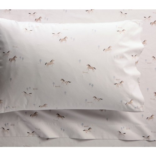 Rylee + Cru Horse Organic Cotton Sheet Set