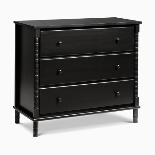 daVinci Jenny Lind Spindle 3-Drawer Dresser - Ebony