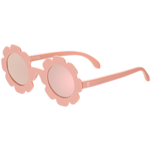 Peachy Keen Flower I Polarized Rose Gold Mirrored Lenses – Babiators Sunglasses