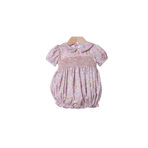 Smocked Heirloom Sweet Floral Bubble