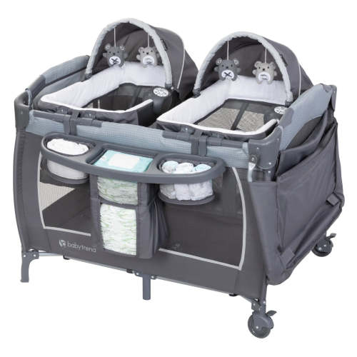 Baby Trend Lil’ Snooze Deluxe III Nursery CenterPlayard for Twins