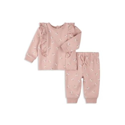 Girls' Daisy Print Ruffle Top & Jogger Pant - Baby