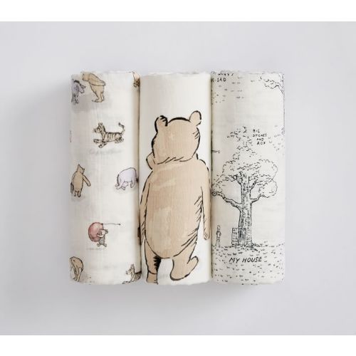 Disney's Winnie the Pooh Organic Muslin Swaddle Set