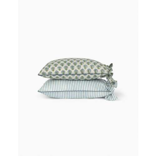Toddler Pillow Cover Set in Pacific Mist