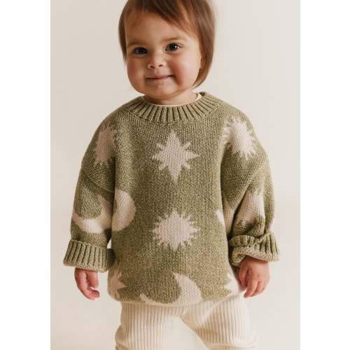 Cozmo Matcha Moon Star Sweater Baby