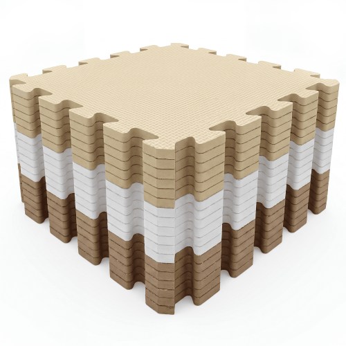 Benarita Baby Play Mat 18pcs(30x30x1cm) Foam Puzzle Play Mat Interlocking Foam Tile for Sports-EVA Non Toxic