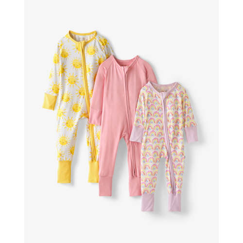 Pastel Rainbows, Bubblegum & Sunshine Zippy Grow With Me Gift Box - Little Sleepies