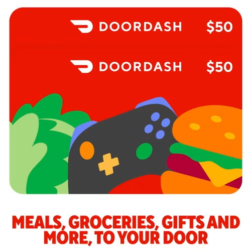 DoorDash - Two $50 eGift Cards | Costco