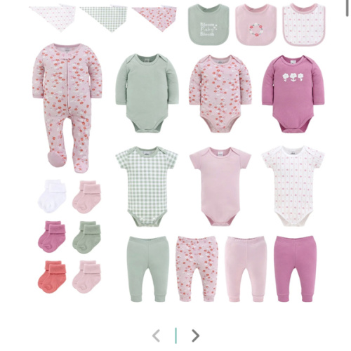 23-Piece Baby Girl Clothing Set, Cherry Blossom