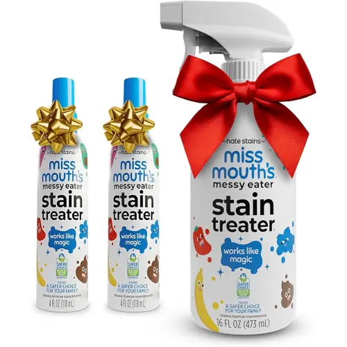 Miss Mouth's Messy Eater Stain Treater - 2 Pack Stain Remover Spray and 16oz Bottle