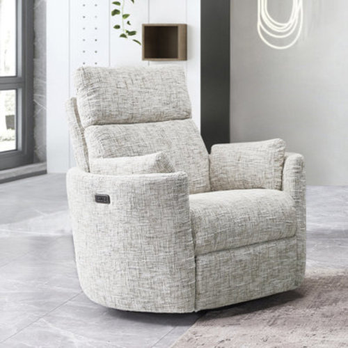 Latitude Run® Callendale Electric Power Swivel Rocker Recliner Chair With USB & Type-C Port & Reviews | Wayfair