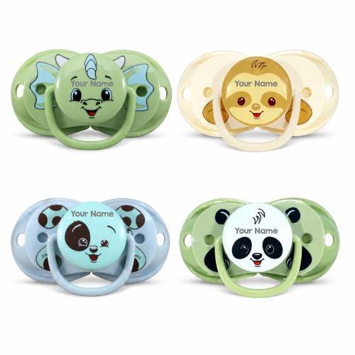 keep-it-kleen Pacifier 4PK Personalized – RaZbaby