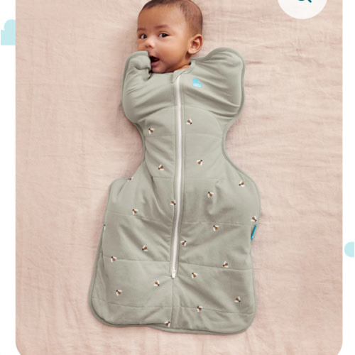 Swaddle Up™ 2.5 TOG Cotton Olive Bees – Love to Dream US