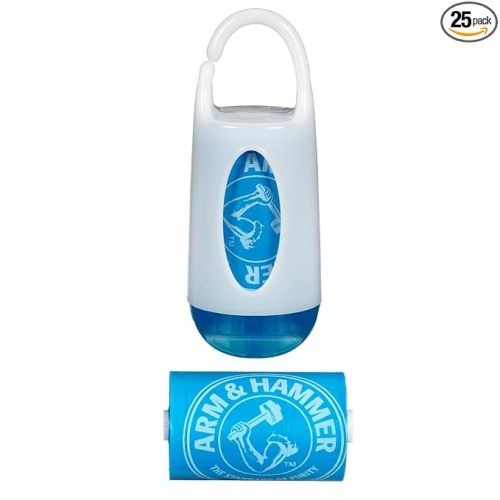 Munchkin Arm & Hammer Diaper Bag Dispenser & Bags (Blue)