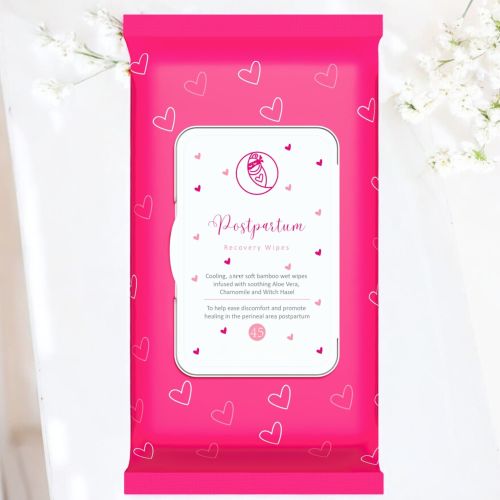 Ninja Mama Postpartum Perineal Care Witch Hazel Recovery Wipes - Pack of 45