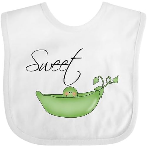 inktastic Sweet Pea Baby Bib