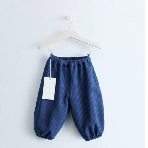 3-6 months ZARA TIMELESS - STRIPED BALLOON TWILL PANTS - Blue | ZARA United States