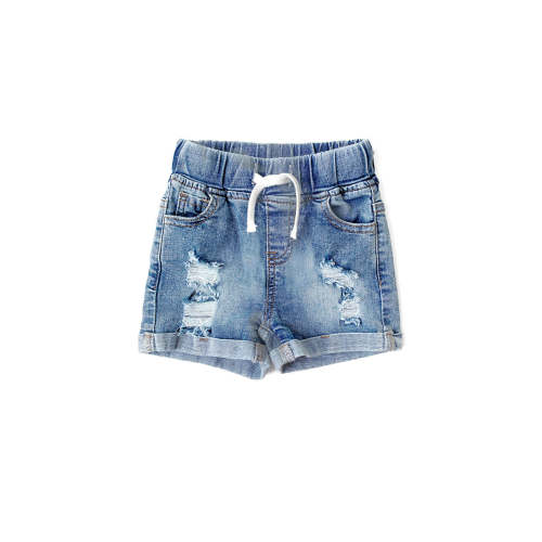Distressed Denim Short