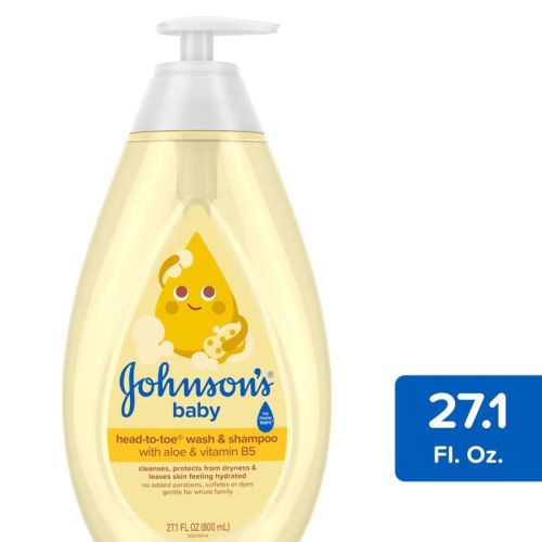 Johnson's Head-To-Toe Gentle Baby Body Wash & Shampoo For Sensitive Skin - 27.1 fl oz