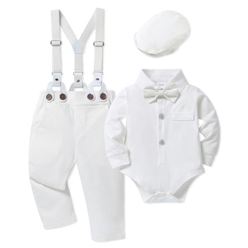 SANMIO Baby Boy Clothes 0-24M Baby Boy Suits 4pcs Baby Boys Baptism Easter Outfits Baby Christmas Clothes