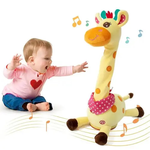 Dancing Talking Giraffe Toy, Stuffed Animal Baby Toy Repeating - TikTok Shop