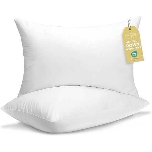 SHERWOOD Hotel Collection Soft Down Alternative Bed Pillows (Queen)