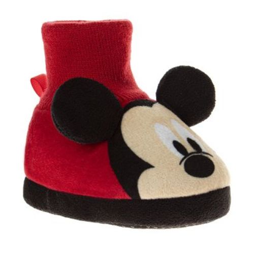 Disney Mickey Mouse Baby Boys' Slipper Bootie Shoe. (Infant)