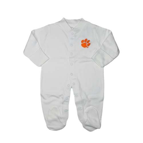 Clemson Footed Romper – Posh Tots Children's Boutique