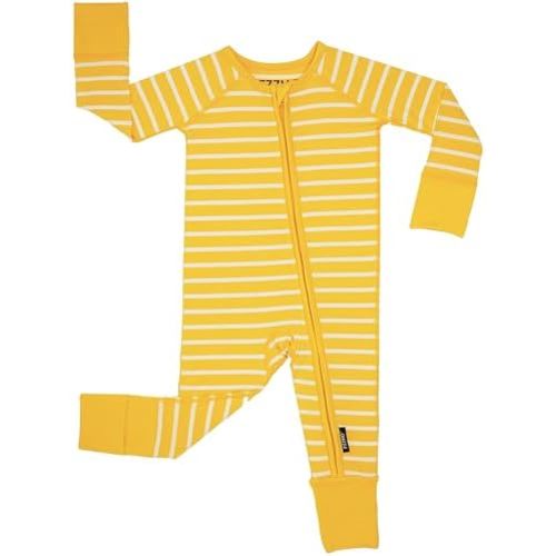 Baby Footie Pajamas, Viscose from Bamboo, Preemie & Newborn Sleepers, 2-Way Zipper PJs for Boys & Girls, 0–24 Months