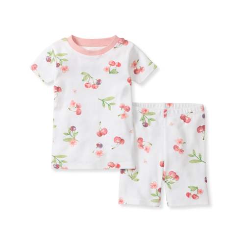Cherries & Blossoms Organic Cotton Two-Piece Pajamas – Burt's Bees Baby