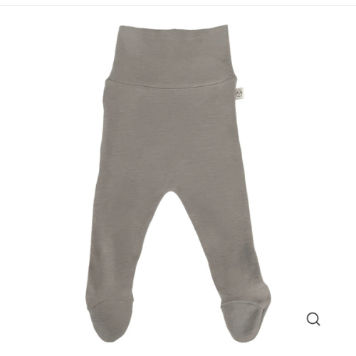 Baby Bodysuit, Long Sleeve, Merino Wool, Dove