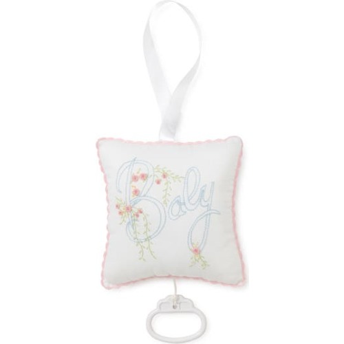Embroidered Musical Pillow