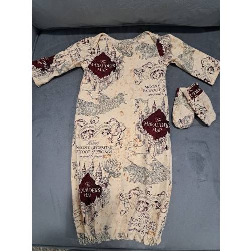 Baby gown, Baby gift, Shower gift, Baby sleeping gown