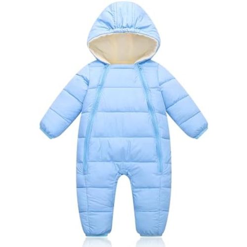 Toddler Snow Suit Baby Snowsuit Infant Boy Winter Coat Girl Puffer Clohtes 0-2T